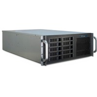 Inter-Tech IPC 4U-4410 Supporto Nero Nero, Supporto, Server, Nero, Acciaio, 14,8 kg, 17,3 kg