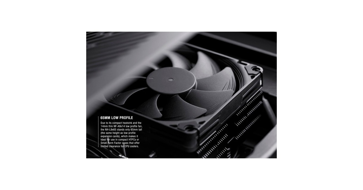 Noctua NH-L9x65 Chromax.black, Dissipatore A Basso Profilo Per - 10