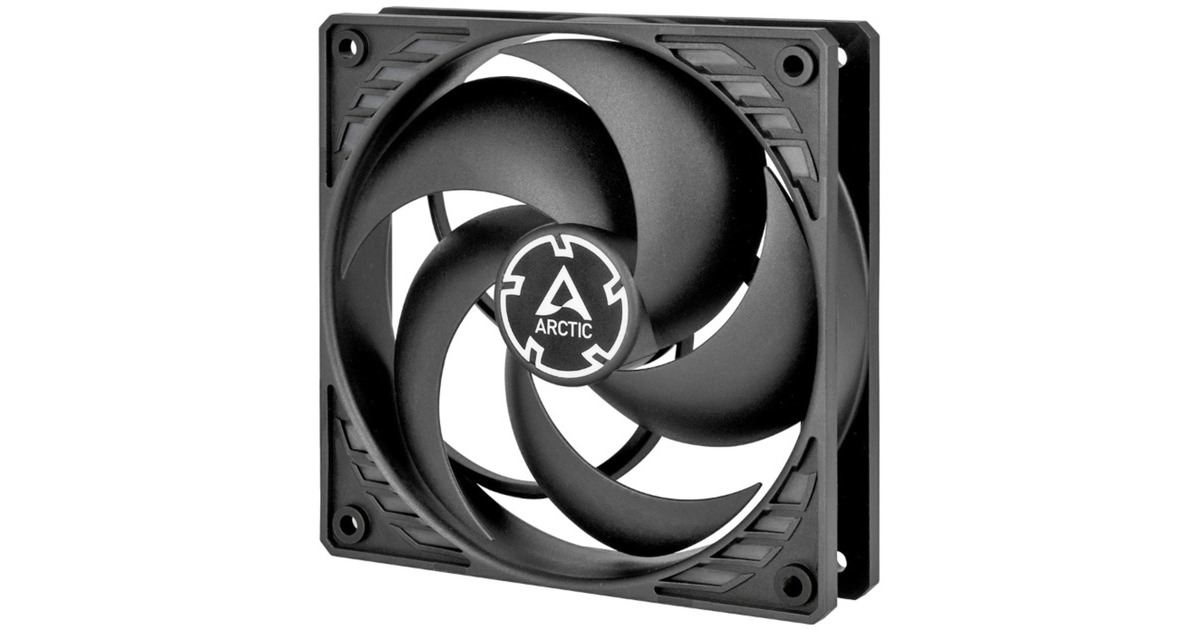 ARCTIC P12 PWM PST - Ventola PC 120mm Super Silenziosa, Tecnologia PWM, Regolazione 200-1800 Giri, Perfetta Per Gaming E PC Office