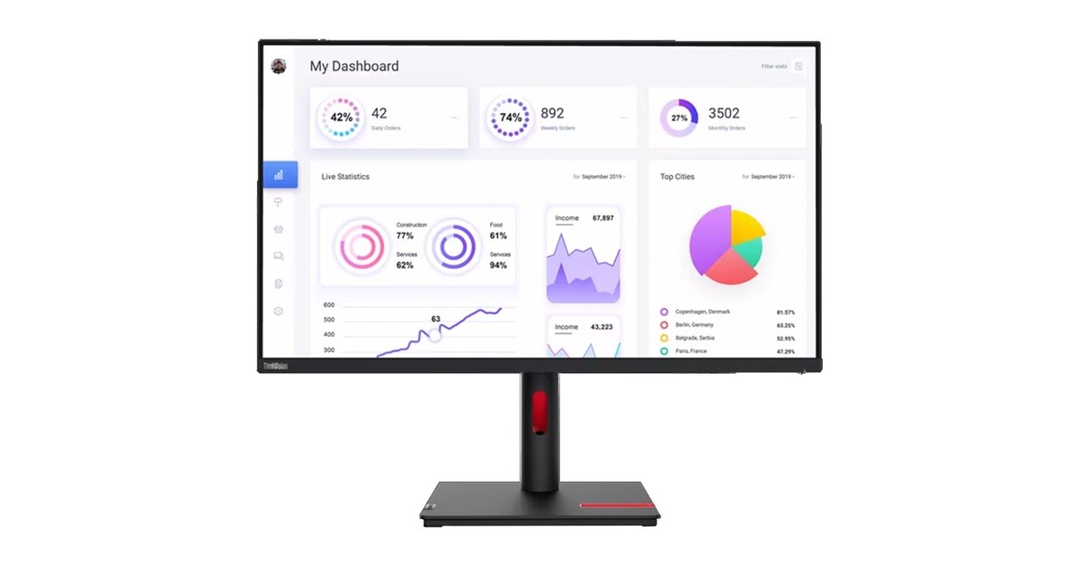 Lenovo ThinkVision T32p-30 Monitor PC 80 cm (31.5