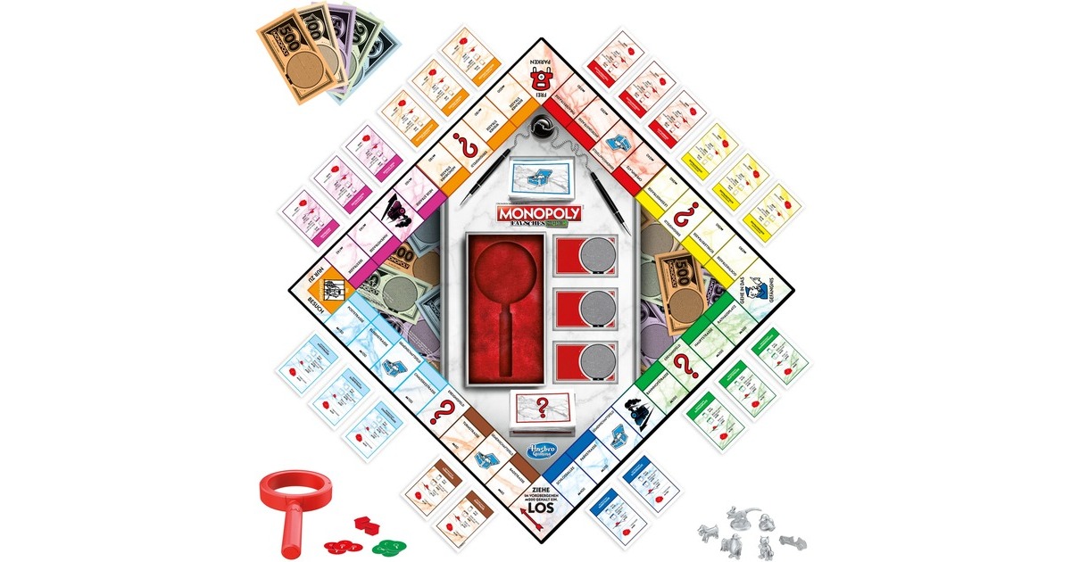 MONOPOLY Biglietti Falsi - Gioco Da Tavolo Con Decodificatore - Per Famiglie E Bambini Dagli 8 Anni