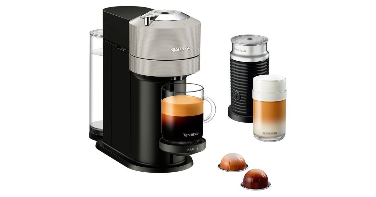 Krups Vertuo Next & Aeroccino XN911B Automatica/Manuale Macchina per caffè  a capsule 1,1 L grigio chiaro/Nero, Macchina per caffè a capsule, 1,1 L,  Capsule caffè, 1500 W, Grigio