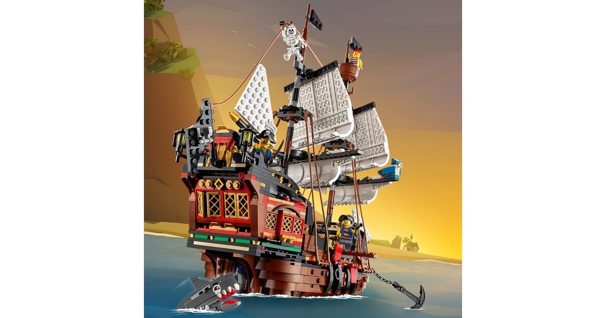 Nave Pirata Lego Galeone In Pirate Ship Lego Galeone Dei Pirati