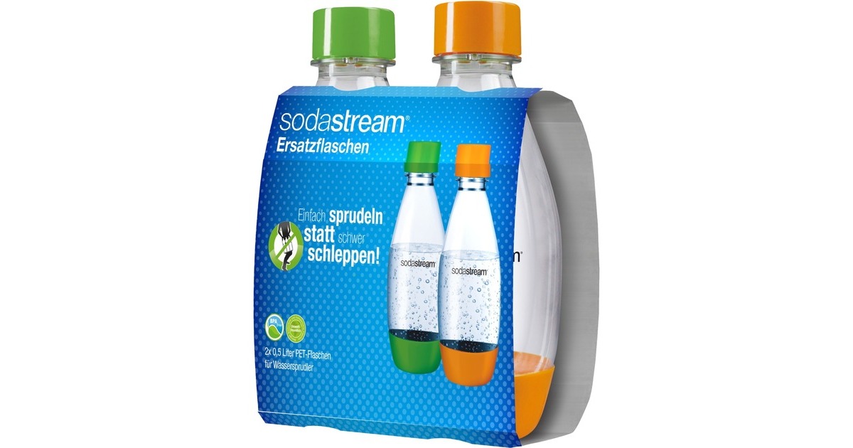 Sodastream 1748200490 Accessorio e ricarica per gasatore Bottiglia di  carbonatazione trasparente
