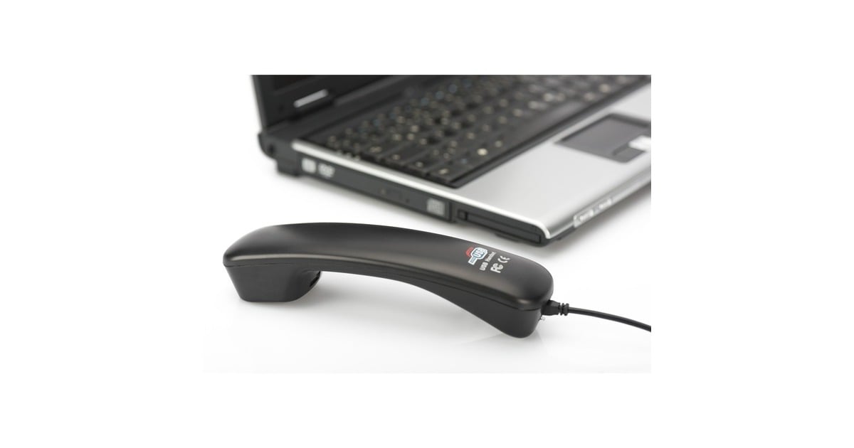 Cornetta USB Digitus Per Skype - Handset Con Microfono, Plug & Play, Per PC E Mac - Foto 3