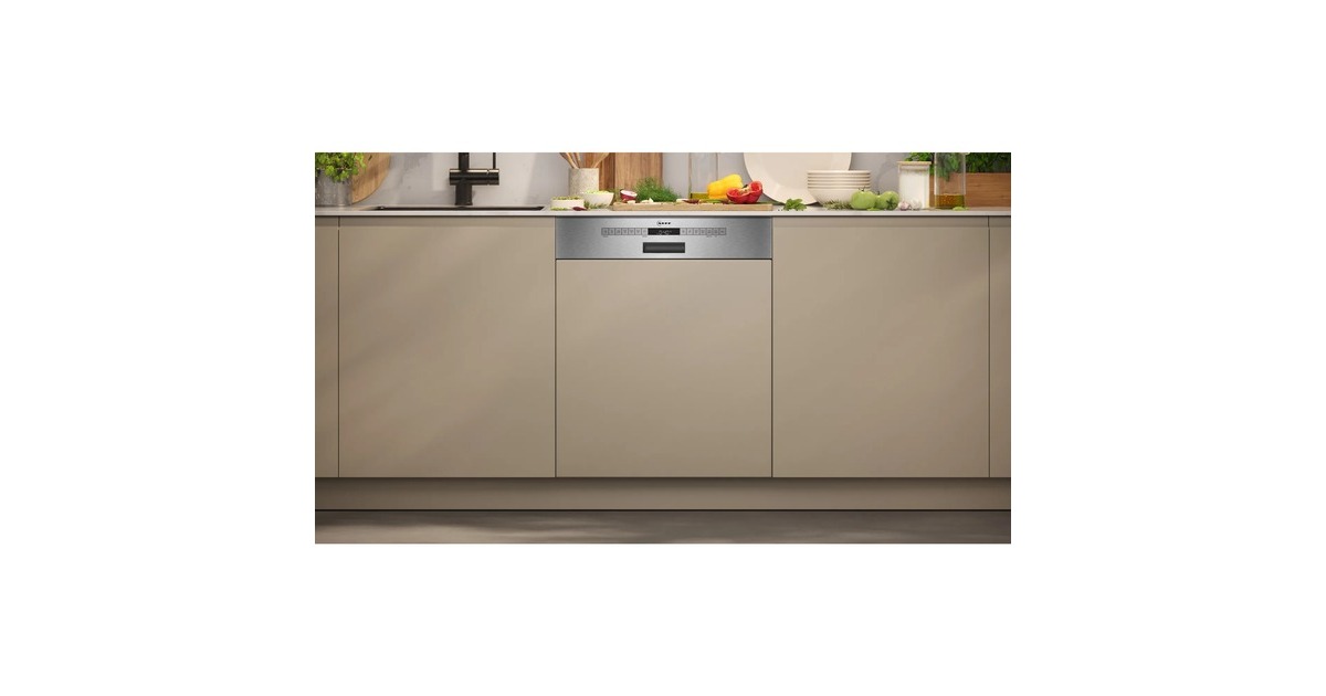 Lavastoviglie Integrabile Neff N 50 S145EAS04E | 60 Cm, Acciaio Inox, 13 Coperti, 42 DB, Efficienza Energetica B, Con Home Connect