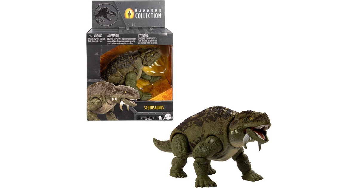 Imperdibile Dilophosaurus Mattel - Giocattolo Dinosauro 30,5 Cm