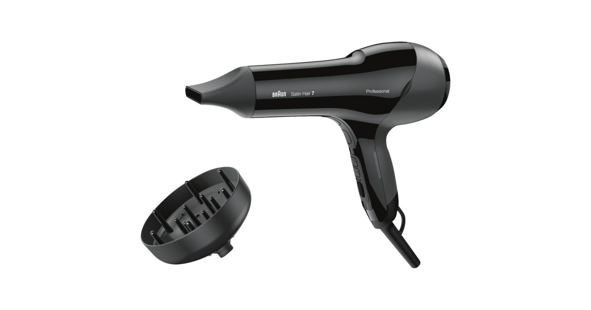 Braun Satin Hair 7 HD 785 SensoDryer Nero 2000 W, Asciugacapelli Nero, Nero, Gancio per appendere, 2000 W, 100 mm, 251 mm, 286 mm Braun Satin Hair 7 HD 785 SensoDryer Nero 2000 W, Asciugacapelli Nero, Nero, Gancio per appendere, 2000 W, 100 mm, 251 mm, 286 mm