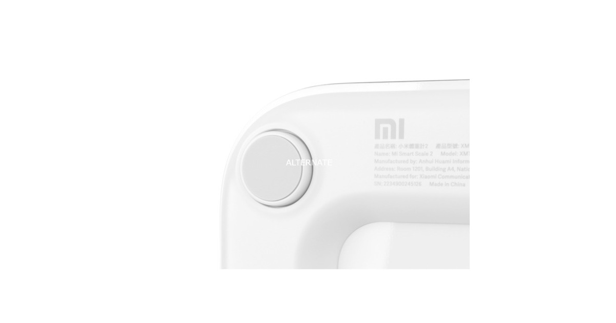 Xiaomi Mi Smart Scale 2 Rettangolo Bianco Bilancia pesapersone elettronica  bianco, Bilancia pesapersone elettronica, 150 kg, 50 g, kg, lb, Rettangolo,  Bianco