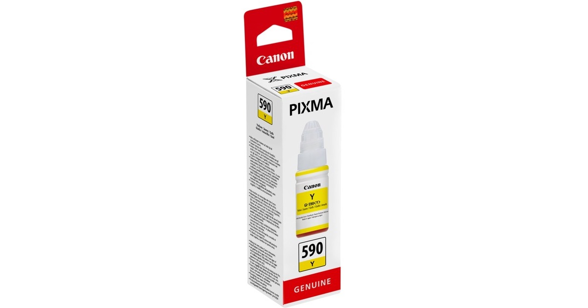 Canon GI-590 Y: Bottiglia Inchiostro Giallo Originale Per PIXMA G-series - 4