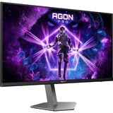 AOC AGON PRO AG276QZD2 Monitor PC 67,3 cm (26.5") 2560 x 1440 Pixel Quad HD QD-OLED Grigio, Monitor di gioco grigio scuro/Nero, 67,3 cm (26.5"), 2560 x 1440 Pixel, Quad HD, QD-OLED, 0,03 ms, Grigio