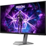 AOC AGON PRO AG276QZD2 Monitor PC 67,3 cm (26.5") 2560 x 1440 Pixel Quad HD QD-OLED Nero, Grigio, Monitor di gioco grigio scuro/Nero, 67,3 cm (26.5"), 2560 x 1440 Pixel, Quad HD, QD-OLED, 0,03 ms, Nero, Grigio