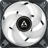 ARCTIC P12 PWM PST RGB 0dB Case per computer Ventilatore 12 cm Nero, Bianco 1 pz Nero/trasparente, Ventilatore, 12 cm, 2000 Giri/min, 48,8 pdc/min, 82,91 m³/h, Nero, Bianco