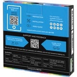 ARCTIC P12 PWM PST RGB 0dB Case per computer Ventilatore 12 cm Nero, Bianco 1 pz Nero/trasparente, Ventilatore, 12 cm, 2000 Giri/min, 48,8 pdc/min, 82,91 m³/h, Nero, Bianco