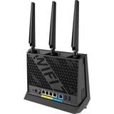 ASUS RT-BE86U router wireless 10 Gigabit Ethernet Dual-band (2.4 GHz/5 GHz) Nero Wi-Fi 7 (802.11be), Dual-band (2.4 GHz/5 GHz), Collegamento ethernet LAN, Nero, Router da tavolo