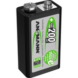 Ansmann 200mAh maxE E-Block Nichel-Metallo Idruro (NiMH) E-Block, Nichel-Metallo Idruro (NiMH), 8,4 V, 200 mAh, 17,5 x 28,5 x 48,5 mm