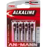 Ansmann Batterie alcaline non ricaricabili, Batteria Batteria monouso, Alcalino, Nero, Grigio, 14,5 mm, 14,5 mm, 50,5 mm