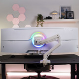 Arozzi Alzare Neo Pro, Base per monitor bianco