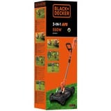 BLACK+DECKER BESTA530CM-QS decespugliatore e tagliabordi 550 W Corrente elettrica AC Nero, Arancione arancione /Nero, Tagliabordi, Impugnatura a D con avvolgimento filo, 1,6 mm, 7500 Giri/min, Nero, Arancione, 30 cm