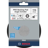 Bosch 2 608 601 713 accessorio per smerigliatrice Platorello, Platorello per levigatrice Platorello, 11,5 cm, Bosch, Nero, 13300 Giri/min, Plastica