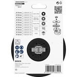 Bosch 2 608 601 713 accessorio per smerigliatrice Platorello, Platorello per levigatrice Platorello, 11,5 cm, Bosch, Nero, 13300 Giri/min, Plastica