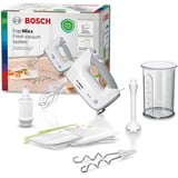 Bosch ErgoMixx Sbattitore manuale 450 W Bianco bianco/grigio, Sbattitore manuale, Bianco, Miscelazione, Impasto, Miscelatura, 1,3 m, 0,6 L, Pulsanti