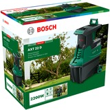 Bosch Trituratore silenzioso AXT 22 D, rullo fresante, Chopper verde/Nero