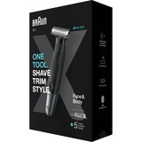 Braun Series XT5 Regolabarba Uomo, Rasoio Elettrico Barba, Kit Depilazione, Lama Duratura, XT5100 Nero/Argento, Rasoio Elettrico Barba, Kit Depilazione, Lama Duratura, XT5100, Bagnato e secco, Batteria, Nero