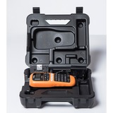 Brother PT-E110VP stampante per etichette (CD) Termica diretta A colori 180 x 180 DPI 20 mm/s TZe QWERTY, Stampa etichette arancione /Nero, QWERTY, TZe, Termica diretta, 180 x 180 DPI, 20 mm/s, Mini Stilo AAA