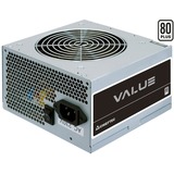 Chieftec APB-500B8 alimentatore per computer 500 W 20+4 pin ATX ATX Argento grigio, 500 W, 230 V, 50 Hz, 4 A, Attivo, 130 W