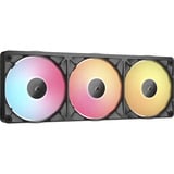 Corsair iCUE LINK RX360 II Unified Frame RGB-PWM, Ventola Nero