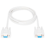 Digitus Cavo di collegamento per trasferimento dati seriale, D-Sub9 (femmina) > D-Sub9 (femmina) beige