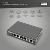 Digitus Extender Gigabit 4 porte 4PPoE, Ripetitore PoE 