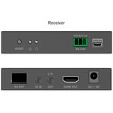 Digitus Set extender HDMI fibra IP, Estensione HDMI Nero