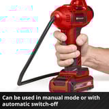 EINHELL Compressore d'aria portatile Power X-Change CE-CC 18 Li-Solo, 18 Volt rosso/Nero