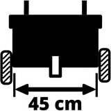 EINHELL GC-SR 12 distributore manuale 12 L rosso/Nero, 12 L, 0,45 m, Nero, Rosso, 210 mm, 535 mm, 240 mm