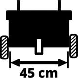 EINHELL GC-SR 12 distributore manuale 12 L, Spalmatore di graniglia rosso/Nero, 12 L, 0,45 m, Nero, Rosso, 210 mm, 535 mm, 240 mm