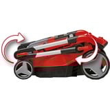EINHELL GE-CM 36/37 Li-Solo Tagliaerba a spinta Batteria Nero, Rosso rosso/Nero, Tagliaerba a spinta, 37 cm, 2,5 cm, 7,5 cm, 45 L, A posizioni