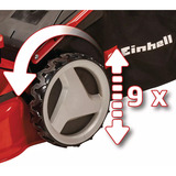 EINHELL Tosaerba a benzina GC-PM 46 SM HW-E Li, Rasaerba rosso/Nero