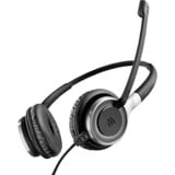 EPOS | Sennheiser IMPACT SC 660 Auricolare Cablato A Padiglione Musica e Chiamate Nero, Argento, Headset Nero, Cablato, Musica e Chiamate, 50 - 18000 Hz, 95 g, Auricolare, Nero, Argento