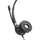 EPOS | Sennheiser IMPACT SC 660 Auricolare Cablato A Padiglione Musica e Chiamate Nero, Argento, Headset Nero, Cablato, Musica e Chiamate, 50 - 18000 Hz, 95 g, Auricolare, Nero, Argento
