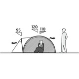 Easy Camp Tenda a cupola Setesdal 3 verde oliva