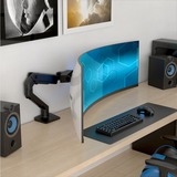 Ergotron Braccio per monitor HX con giunto VHD, supporto da tavolo, Base per monitor Nero (opaco)