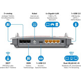 FRITZ! Box 6490 Cavo Ricondizionato, Router bianco/Rosso
