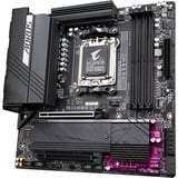 GIGABYTE B650M AORUS ELITE Scheda madre - Supporta CPU AMD Ryzen 9000, VRM a 12+2+2 fasi, fino a 8000 MHz DDR5, 1xPCIe 5.0 + 1xPCIe 4.0 M.2, LAN 2.5GbE, USB 3.2 Gen 2x2 Nero, VRM a 12+2+2 fasi, fino a 8000 MHz DDR5, 1xPCIe 5.0 + 1xPCIe 4.0 M.2, LAN 2.5GbE, USB 3.2 Gen 2x2, AMD, Socket AM5, AMD Ryzen 7000 Series, AMD Ryzen 8000 Series, AMD Ryzen 9000 Series, Socket AM5, DDR5-SDRAM, 256 GB