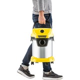 Kärcher WD 3 S V-17/4/20 17 L Aspiratore a cilindro Secco e bagnato 1000 W Sacchetto per la polvere, Aspira bagnato / asciutto giallo/in acciaio inox, 1000 W, Aspiratore a cilindro, Secco e bagnato, Sacchetto per la polvere, 17 L, Filtro