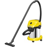 Kärcher WD 3 S V-17/4/20 17 L Aspiratore a cilindro Secco e bagnato 1000 W Sacchetto per la polvere, Aspira bagnato / asciutto giallo/in acciaio inox, 1000 W, Aspiratore a cilindro, Secco e bagnato, Sacchetto per la polvere, 17 L, Filtro