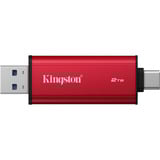 Kingston Dual Portable 2 TB, Disco a stato solido rosso/Nero