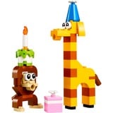 LEGO Animali della festa di compleanno, Giochi di costruzione Set da costruzione, 6 anno/i, Plastica, 60 pz, 44 g