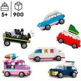 LEGO Classic 11036 Veicoli Creativi, Modellini di Auto in Mattoncini, Macchine Giocattolo per Bambini e Bambine 5+ Anni, Giochi di costruzione Modellini di Auto in Mattoncini, Macchine Giocattolo per Bambini e Bambine 5+ Anni, Set da costruzione, 5 anno/i, Plastica, 900 pz, 1,09 kg